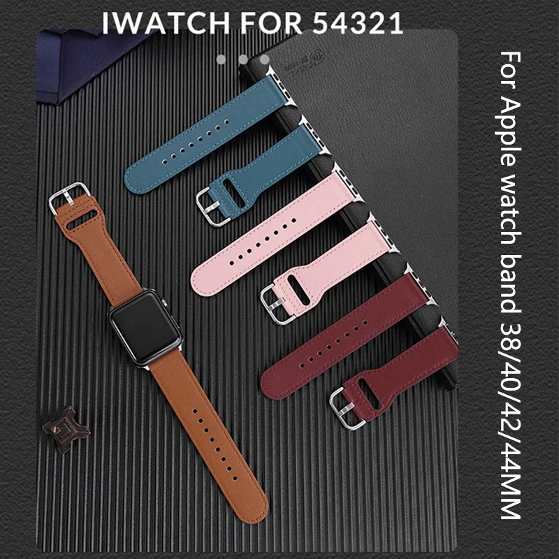 

Watch Band for apple watch strap Series 6 5 4 3 2 1 for Iwatch 38mm 42mm Wrist for Apple Watch Bands 44mm 38mm 42mm 40mm