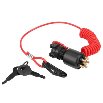 

Ignition Switch Key Assembly for Omc Johnson Evinrude Replacement 175974 5005801
