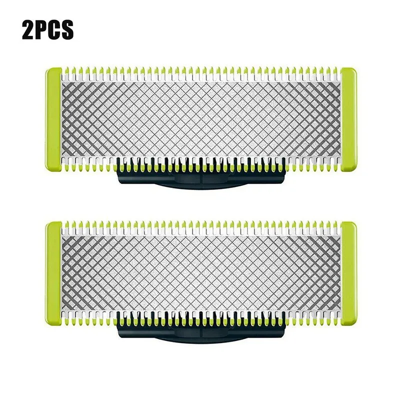 

2pcs For Philips OneBlade Shavers Replacement Blades Heads Shaving Head Beard Shaver Rack Support QP2520 QP2523 QP2530