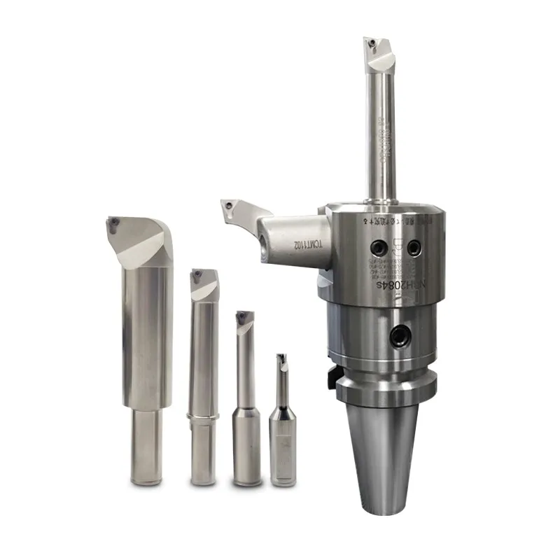 New 1set NBH2084 BT40 LBK6 55L fine tune Boring head 0.005 Precision boring combination fine boring tool FOR CNC machine boring