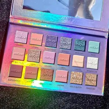 

GUICAMI Mercury Retrograde Highlight Eye Shadow Palette Eye Makeup Matte Pearlescent Eyeshadow Pallete Cosmetics TSLM1