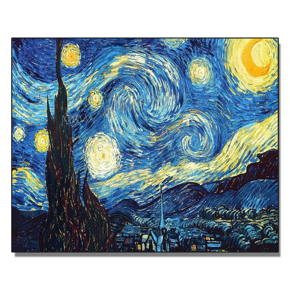 Home-Decoration-3D-DIY-Diamond-Embroidery-Van-Gogh-Starry-Night-Cross-Stitch-Kit-Abstract-Oil-Diamond 副本