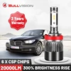 BULLVISION H11 H4 H7 Led 12V Mini 9005 9006 фары лампы 20000Lm высокая яркость H8 H9 Hb3 Hb4 светодиодные лампы для автомобиля Turbo Csp ► Фото 1/6