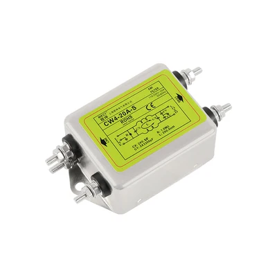 20A Однофазный AC 220 фильтр питания EMI очистки сильный анти-помехи CW4-3A-S 6A10A20A30A - Цвет: 20A