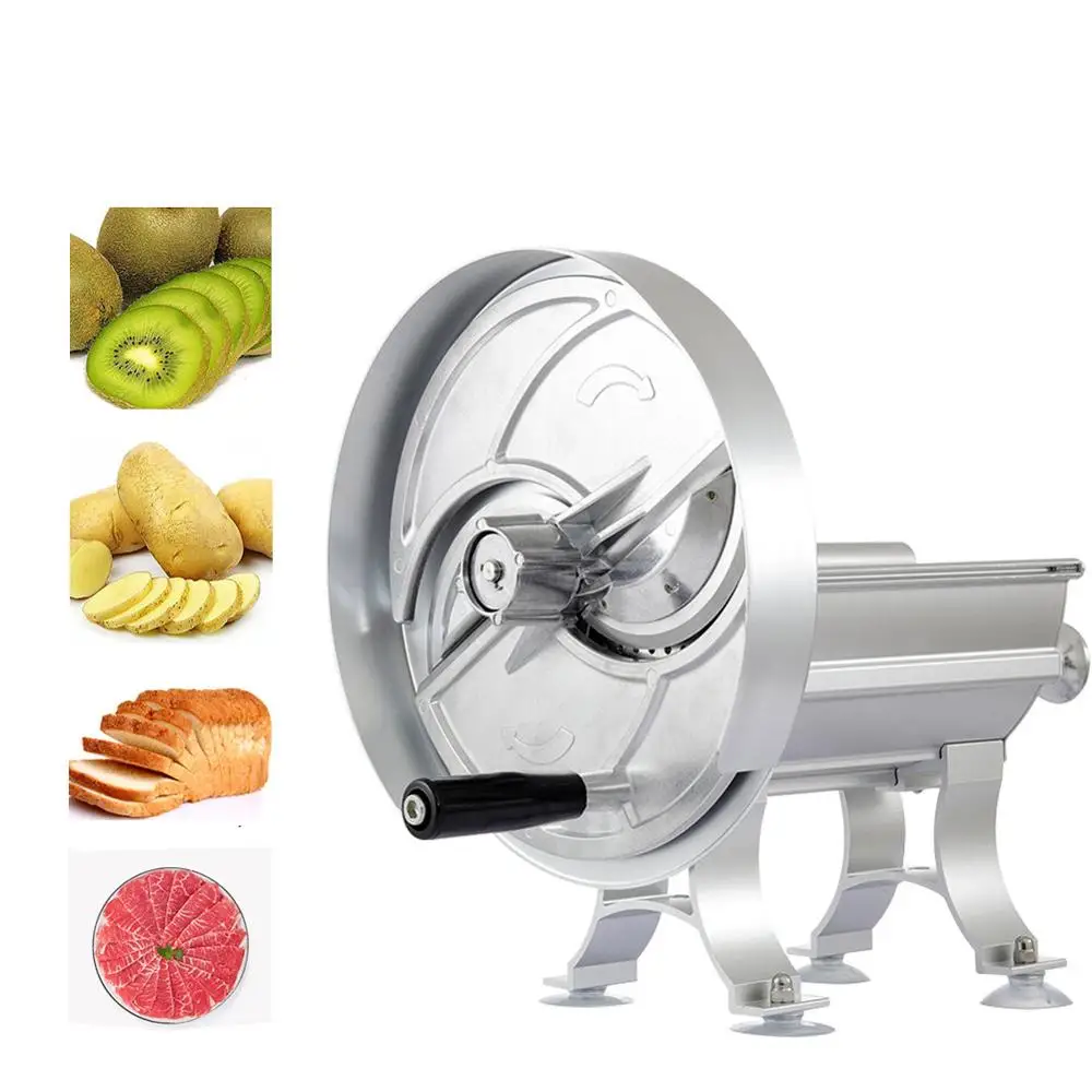Household Manual Slicer Commercial Multi-function Adjustable Aluminum Alloy Vegetable Fruit Slicer Chopper Blades Kitchen Tool