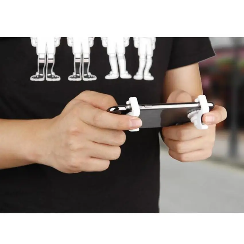 2PCS Pubg Mobile Controller L1R1 Shooter Trigger Fire Button PUBG Game Gamepad Controller For Smart Phone With Stand Function4