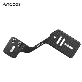 

Andoer Universal Aluminum Bracket Mount Holder for Canon Nikon Sony DSLR Camera for Camera Speedlite Flash Light with 1/4" Screw
