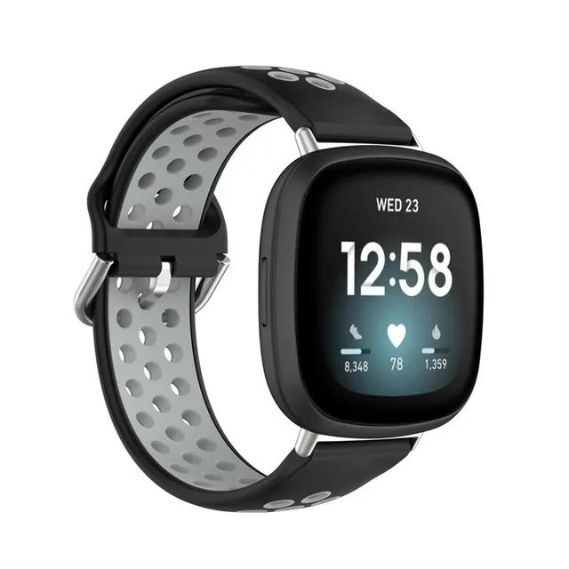  Correas compatibles con Fitbit Versa 4 y Sense 2, tela suave y  transpirable, accesorios de repuesto para reloj inteligente Versa4, para  mujeres y hombres, color rosa : Electrónica