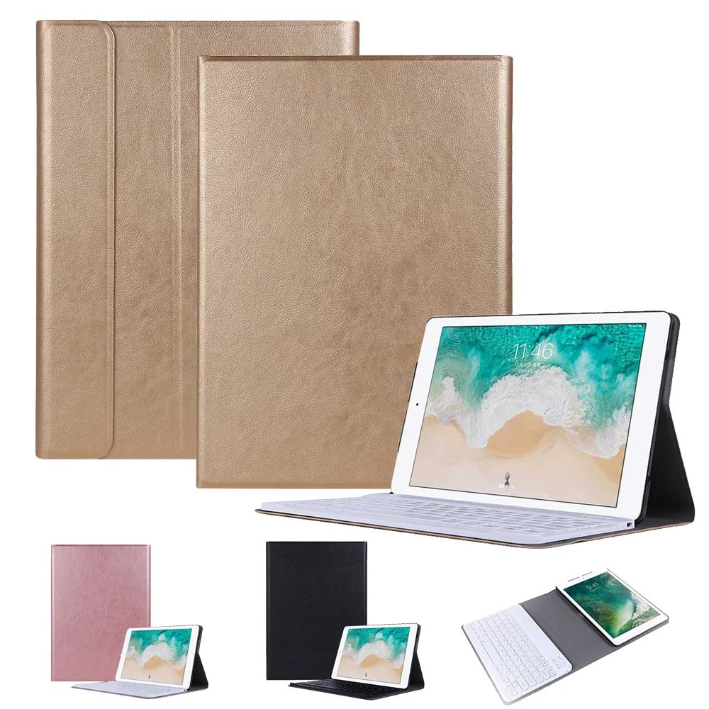 Беспроводная клавиатура подставка чехол для iPad 10,2 дюймов из искусственной кожи флип-чехол для планшета для iPad Air Pro 10,5 дюймов корпус клавиатуры Чехол