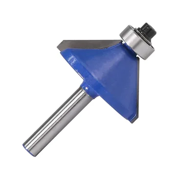 

45° Degree Chamfer& Bevel Edging Router Bit Woodworking Cutter 1/4'' Shank High Quality 2020