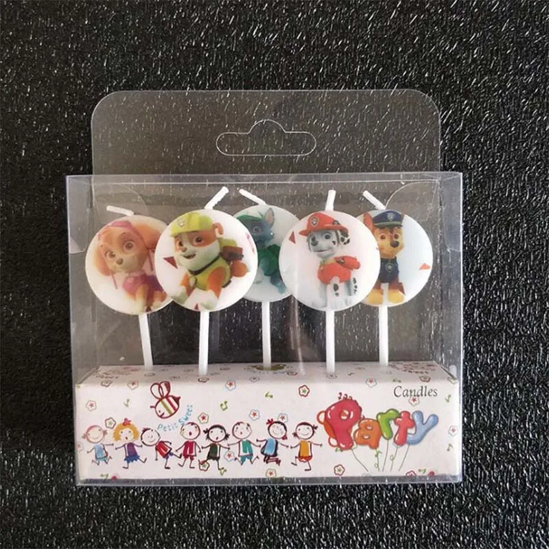 5pcs 24 штуки в комплекте с героями мультфильма «Щенячий патруль», фруктовые карты, вставные товары для детского дня рождения, 2p01 - Цвет: 5pcs