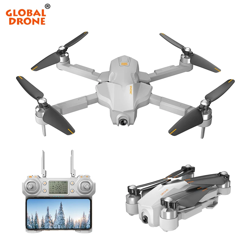 Дроны 4K GPS Дрон FPV с HD Wi Fi камерой складной Квадрокоптер вертолет Профессиональный
