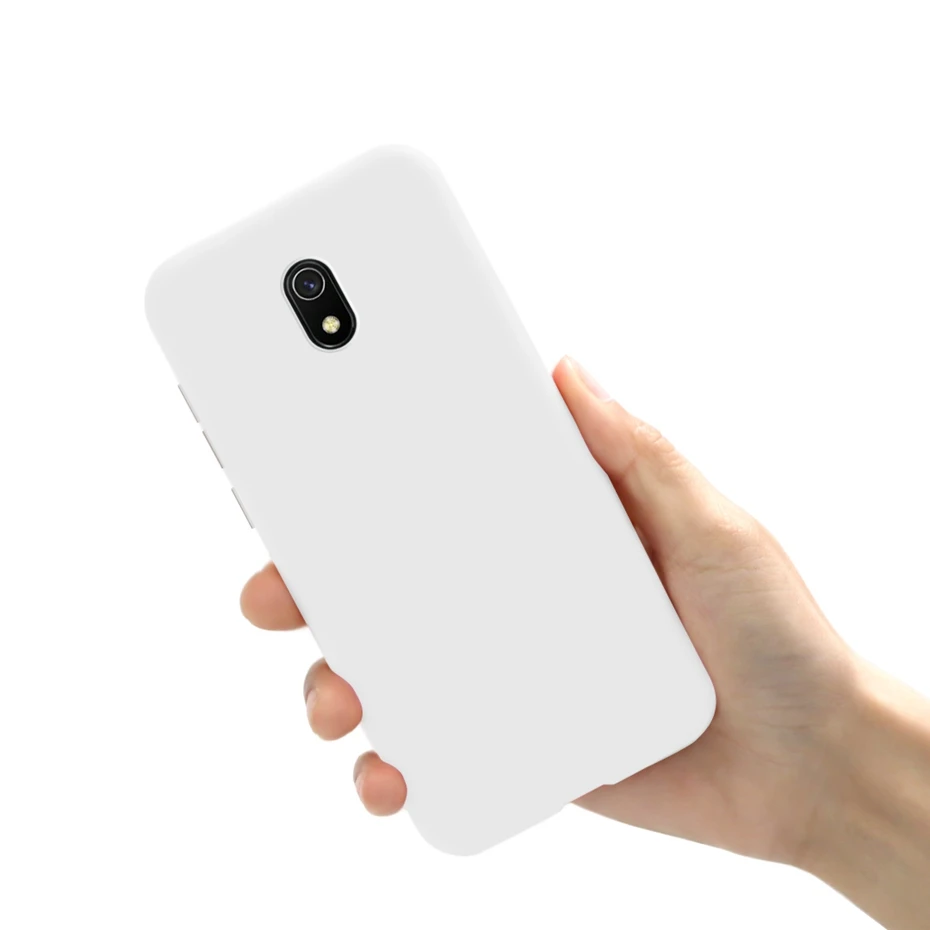 Sleek TPU Matte Silicone Phone Case - Durable Shockproof Bumper Cover