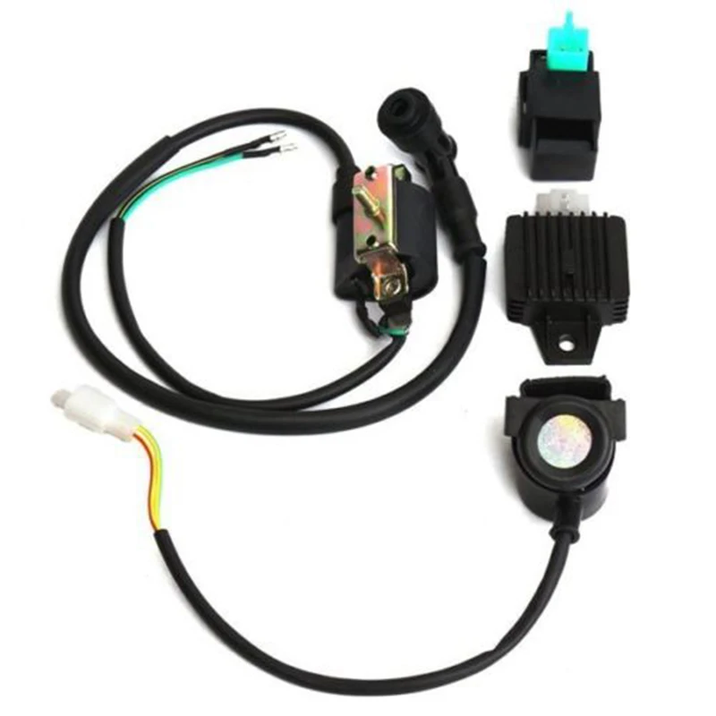 Катушка зажигания CDI 50cc 70cc 90 110cc китайский ATV Quad Регулятор выпрямителя реле CDI Коробка