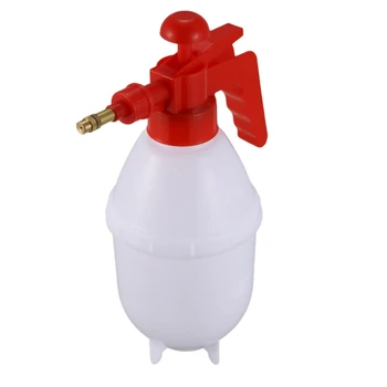 

Red Handle White Body Plastic Water Spray Bottle Pressurized Sprayer