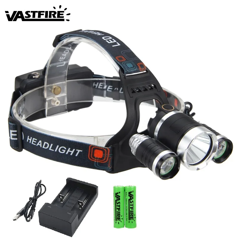 

1000LM Led T6 Headlamp Headlight Waterproof Head Torch Flashlight Head Lamp Fishing Hunting Camping 18650 Battery Lamp Light