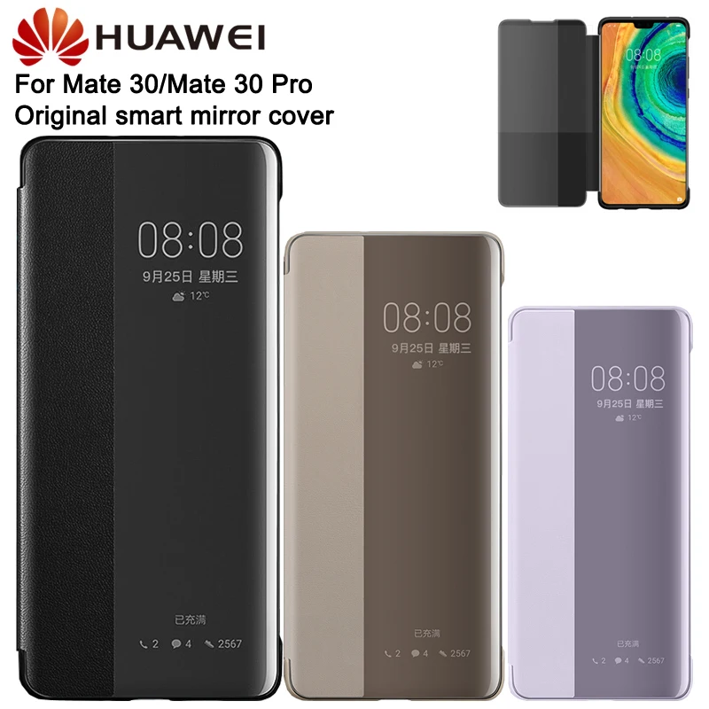 

Huawei Original Smart View Flip Cover Case Housing For Huawei Mate30 Mate30 Pro 5G Sleeps Function Protective Case