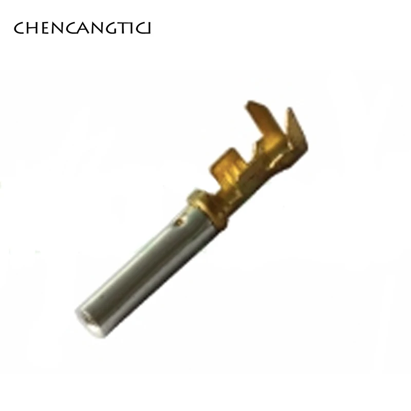 50pcs DT Deutsch Crimp Wire Terminal Auto Connector Metal Pins 1062-16-0122 / 1060-16-0122 For VW Audi BMW Car Engine 14-20 AWG