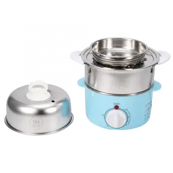 

350W 120V Electric Steamer Double layer Electric Egg Boiler Steamer Cooker Cooking Machine Kitchen Tool Steam Cooker