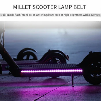 

Color Changing Electric Scooter Led Light Strip Outdoor Waterproof Decorative Adhesive Practical Flashing For Xiaomi M365 Pro