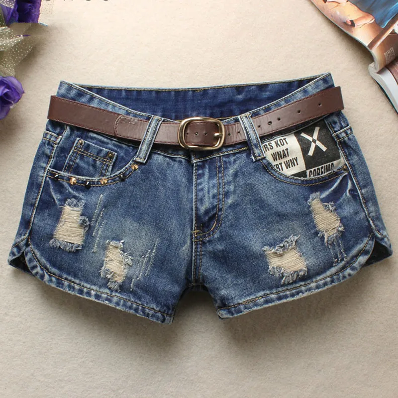 Лето 2019 модные джинсовые шорты короткие Feminino для женщин сексуальные мини женские