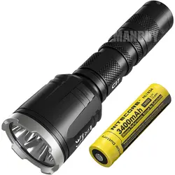 Оптовая продажа NITECORE CI7 + 18650 аккумуляторная батарея CREE XP-G3 S3 8xLED Тактический ИК-фонарик двойной луч переключение уличный фонарик