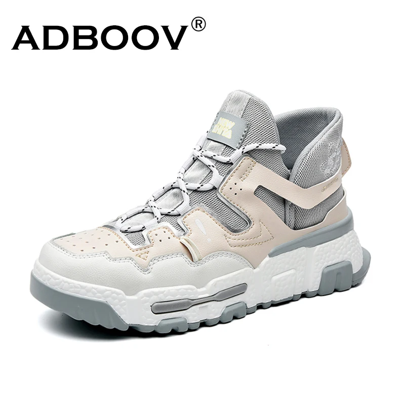 ADBOOV High Fashion Unisex Sneakers ACE Leather Platform Shoes Men Women Thick Sole Casual Tenis Masculino Esportivo | Обувь