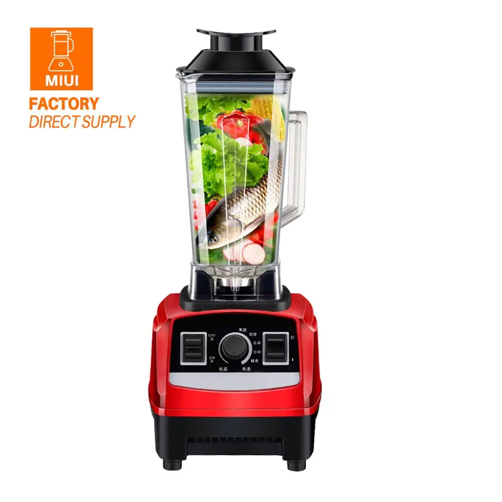 MIUI Blender Mixer Food Processor Professional for Home&Commercial Japan Blade Juicer Ice Smoothie Machine 2L Pioneer Version