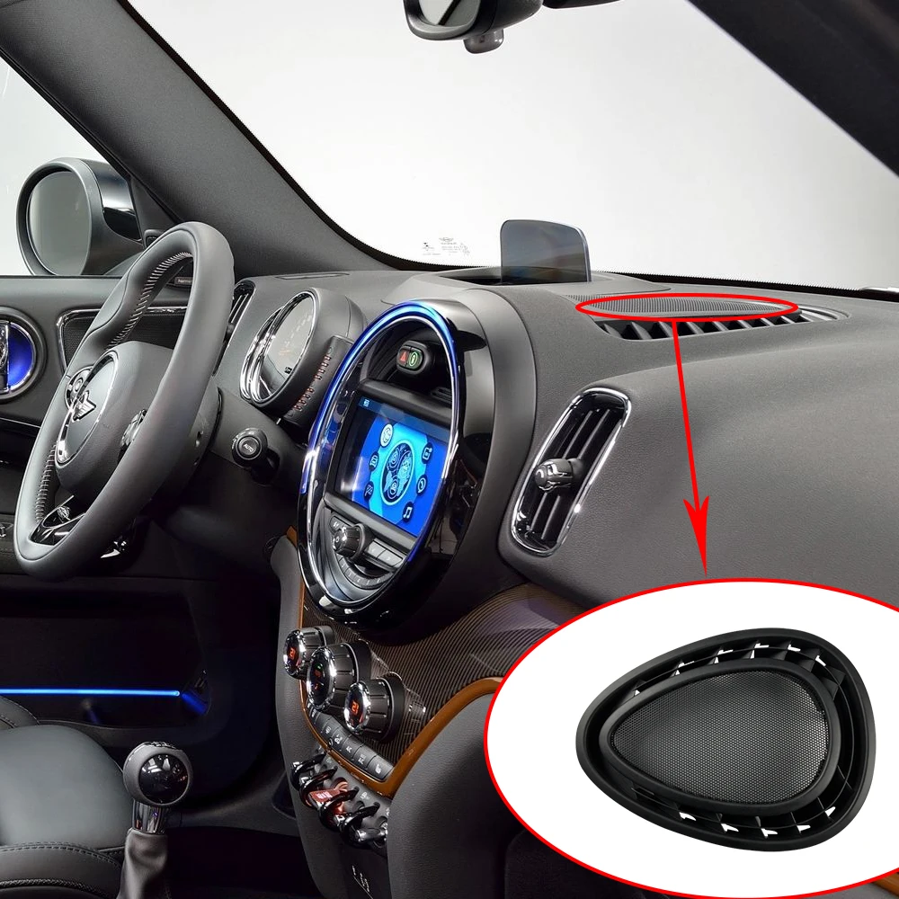 

Car center console speaker cover upgrade For BMW MINI F54 F55 F56 series dashboard loudspeaker decoration HiFi audio horn trim