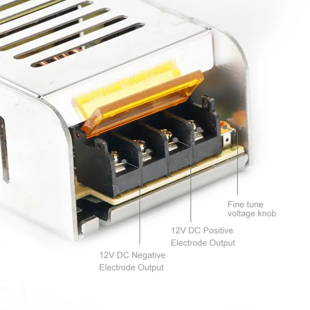 12V Питание 5A/10A/12.5A/15A/16.5A/20A/30A переключатель светодиодный трансформатор переменного тока 110 V-220 V светодиодный драйвер адаптер трансформаторы