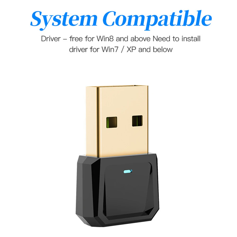 Bluetooth USB адаптер для принтера 5 0 3 Мбит/с домашняя гарнитура ПК колонки ноутбуки