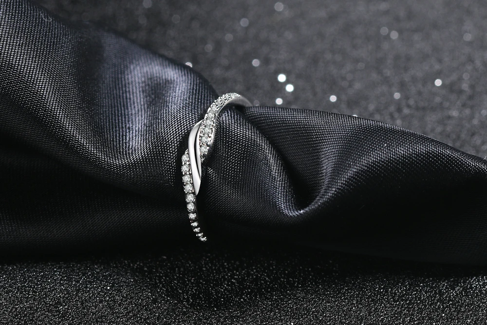 Темперамент обмотки кольца миди для женщин Свадьба обручальное кольцо Серебряный цвет циркония подарок для девочек модные ювелирные изделия DZR018-23