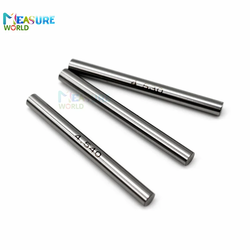 부드러운 플러그 게이지 구멍 게이지 크기 0.5-5.99mm 6-9.99mm 단계 0.01mm 원통형 핀 게이지 측정 도구, 로트당 10 개