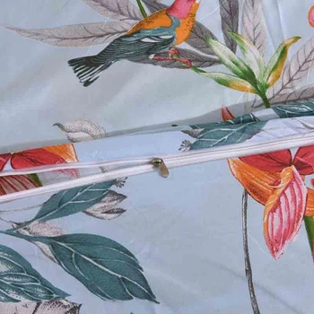 

Lightweight Bedding Duvet Cover, Pillowcase, Multicolored Floral Pattern, Bedding Set, Home Textile Three-Piece