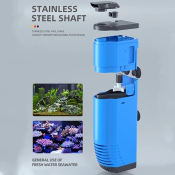 

Aquarium Surface Oil Film Remover Water Protein Skimmer Filter Pond Oxygen Increasing Pump Tool Fish Tank Accessories