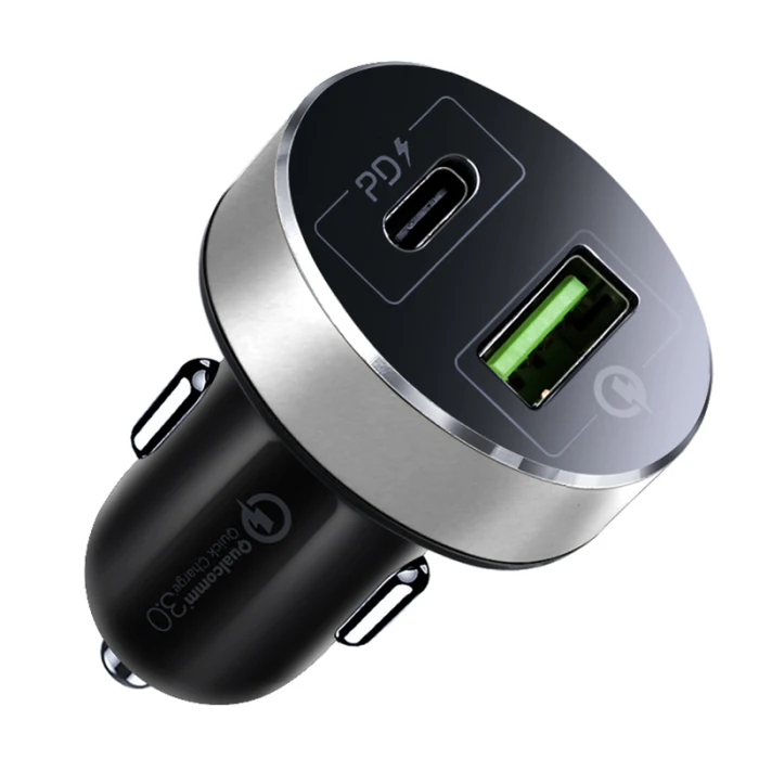 Быстрое Автомобильное зарядное устройство 2 usb порта с светодиодный вольтметр для смартфона автомобиля X-Best
