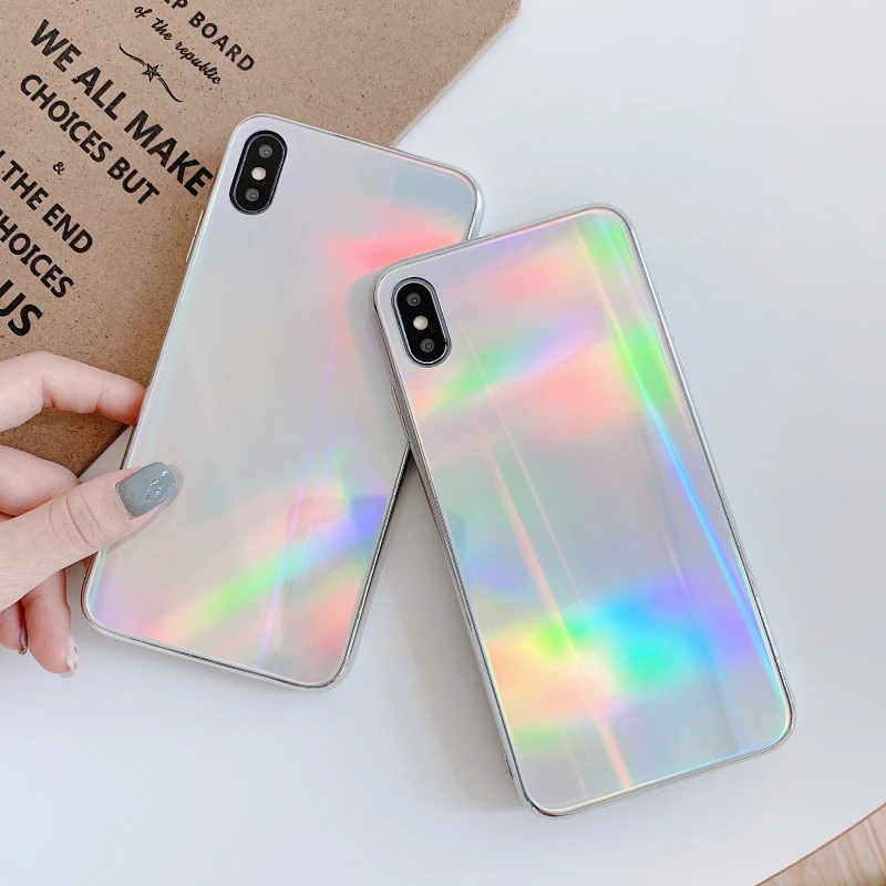 Чехол TIKITAKA с лазерным стеклом для iPhone 11 Pro Max XR X XS Max 6 6S Plus, жесткий ударопрочный чехол для iPhone 11 11Pro 7 8 Plus
