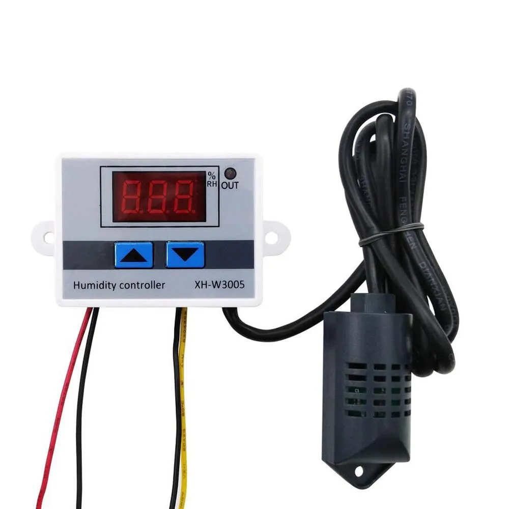 Новый светодиодный гигрометр Humidistat XH W3005 12 в цифровой регулятор влажности