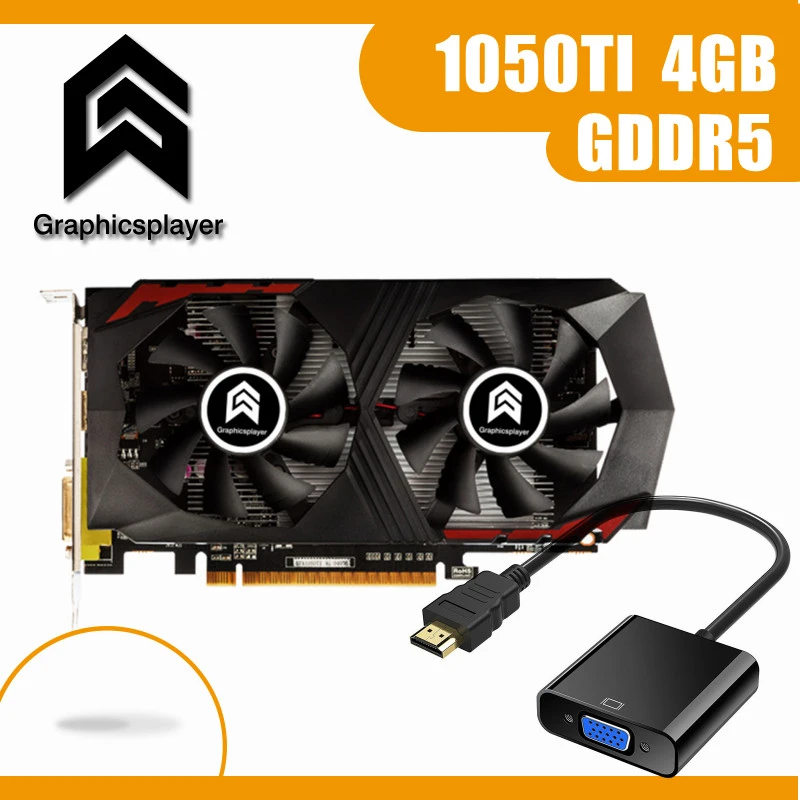 Original chip Graphics Card  GTX1050TI  4GB /4096MB DDR5 128Bit Placa de Video carte graphique Video Card for Nvidia video card in computer