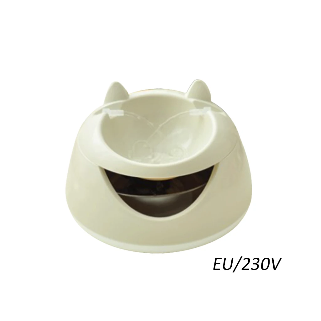 Beige Светящийся питомец кошка фонтан воды для кошек собак USB Электрический Автоматический Питатель питомец кошка питьевой Диспенсер воды для миски товары для домашних животных - Цвет: Beige