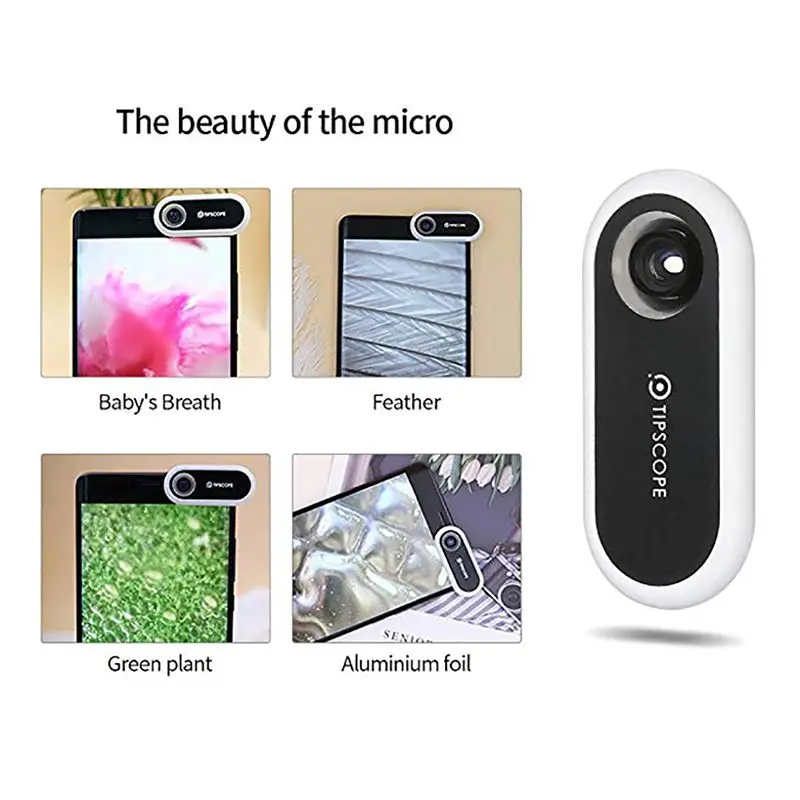 

Outdoor Tool 20X-400X phone Microscope Universal Portable Mobile Phone Microscope Magnifier Lens for Android for iOS