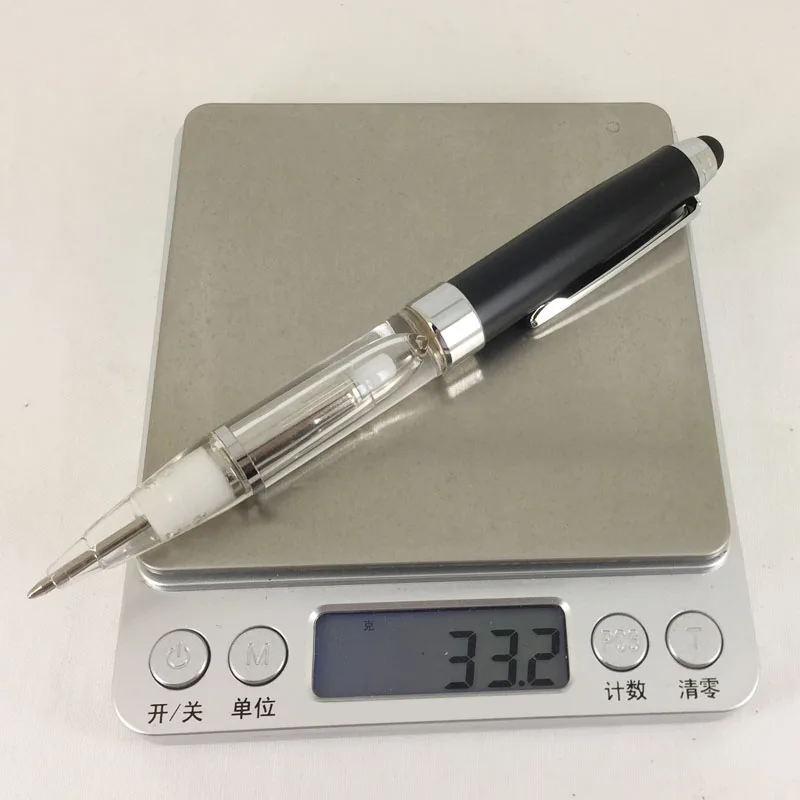 ACMECN Newest Metal LED Pen with Light Cool Design 3 in 1 Multifunction Ballpoint Pen with Touch Stylus for Smartphone Gifts
