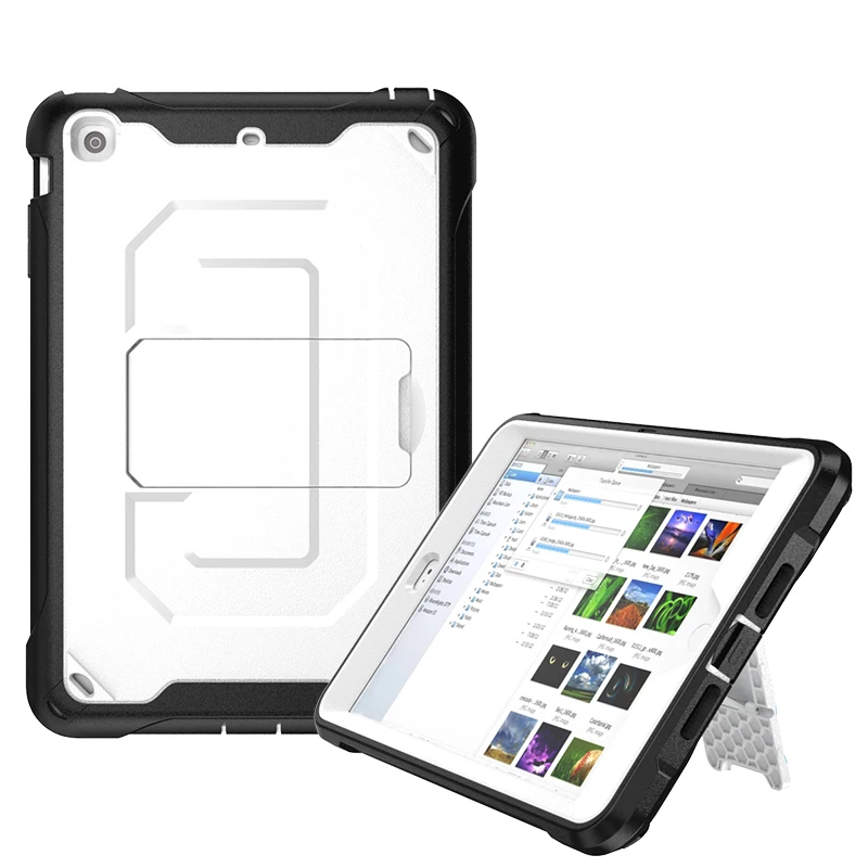 Пластиковая Задняя крышка с подставкой для iPad Mini 1 2 3 противоударный прочный защитный чехол для iPad Mini 5 Mini 4 планшет+ стилус