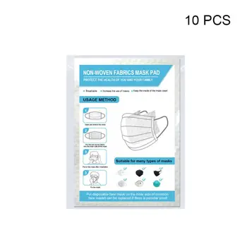 

10/20/50/100Pcs Disposable Non-Woven Mask Pad Breathable Respirator Filter Replacement Dustproof Safety Gasket Cushion