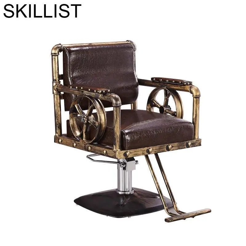 Парикмахерская мебель для макияжа Barbero Stuhl Barberia Cadeira De Cabeleireiro Mueble Salon Silla Barbearia
