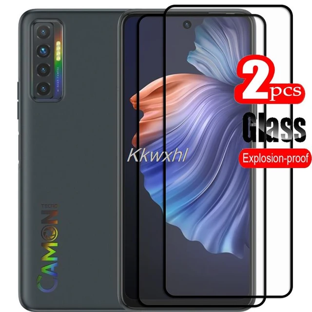 Acheter 2 pièces coque en verre trempé à couverture complète pour