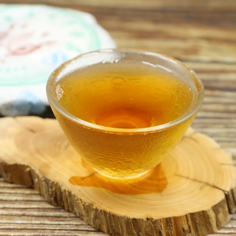 2009 год Sheng pu'er Юньнань длинный дао сырой Pu'er торт Shen чай 100 г