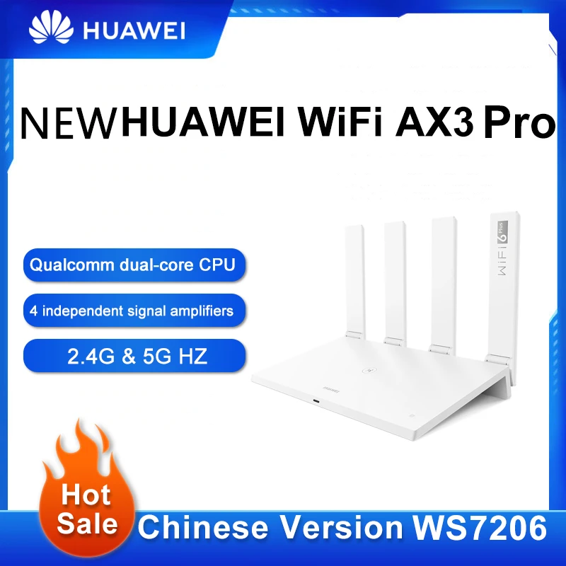 Новая Оригинальная китайская версия беспроводного маршрутизатора Huawei AX3 Pro WS7206