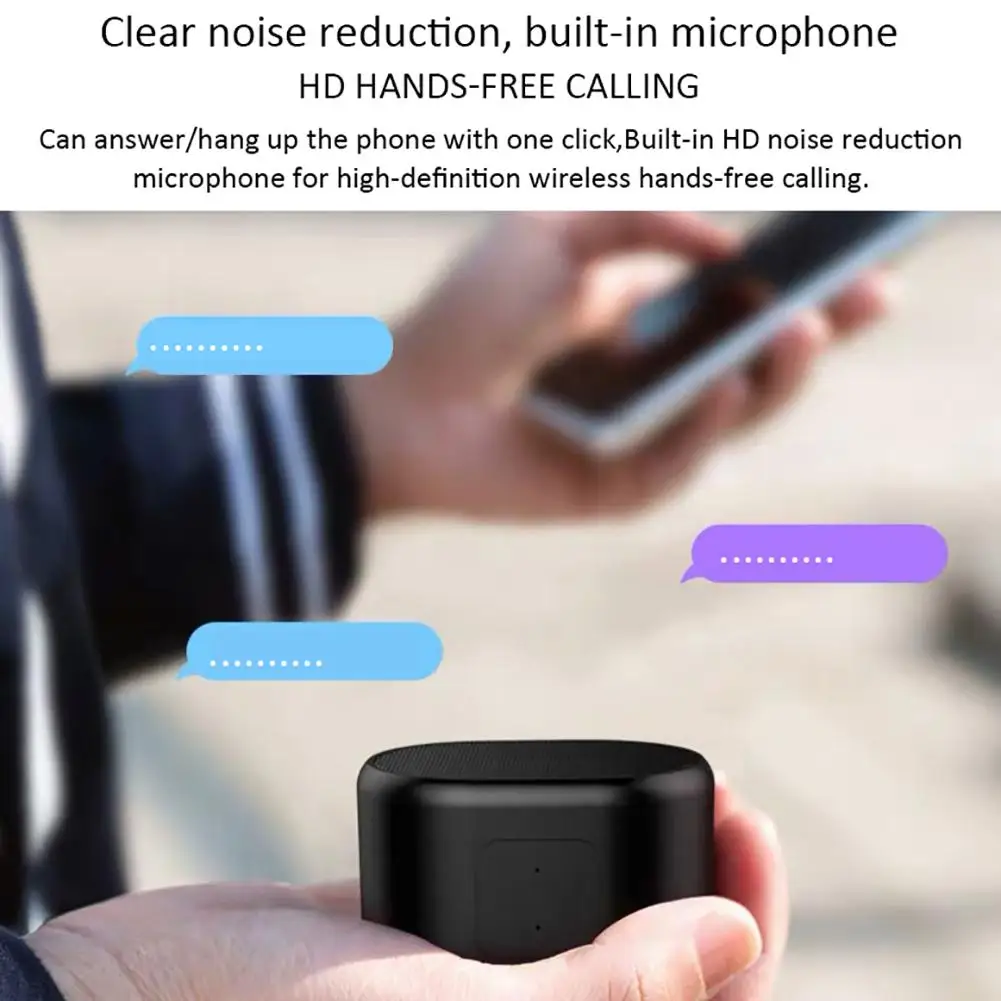 Wireless Bluetooth Speaker Mini Audio TWS Sub Woofer Speaker With TF Card HD Noise-canceling AUX MP3 Music Play Portable Speaker Wireless Bluetooth Speaker Mini Audio TWS Sub Woofer Speaker With TF Card HD Noise-canceling AUX MP3 Music Play Portable Speaker