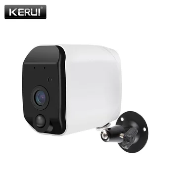 

KERUI Outdoor WiFi IP Camera HD1080P Wireless Surveillance Camera Built-in Rechargeable Battery APP Control Monitoring System